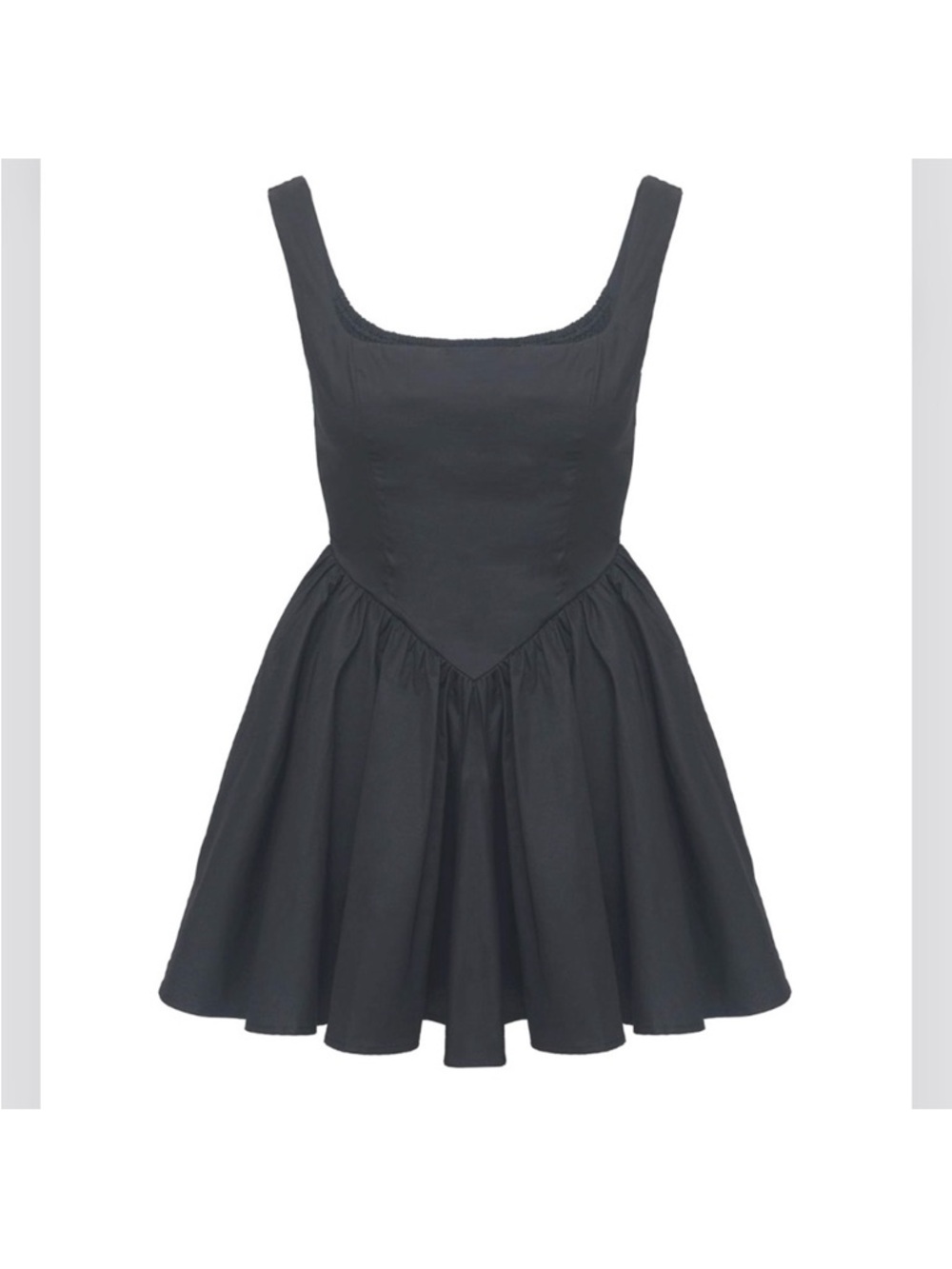 🆕- Princess Polly-STRAPLIE MINI DRESS BLACK. Size: 8 - Picture 8 of 12